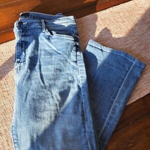 MOTHER High Waisted Blue Jeans